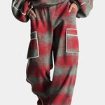 Women's Urban Checkered Color-Block Ensemble, photo 3