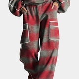 Women's Urban Checkered Color-Block Ensemble, photo 3