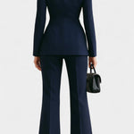 High-Collar Two-Piece Wide-Leg Set, photo 4