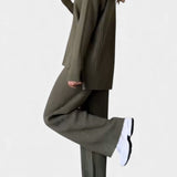 Stylish Casual Knit Set with Side Slit, photo 4