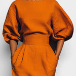 Structured Top and Midi Skirt Two-Piece Set, photo 3