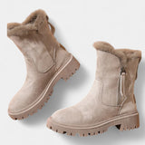 Fur-Trimmed High-Top Platform Snow Boots, photo 2