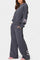 Relaxed Hoodie Ensemble with Flowing Pants in Gray
