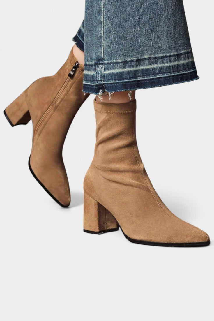 Pointed Toe Ankle Boots with Block Heel, photo 2