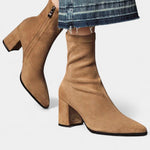 Pointed Toe Ankle Boots with Block Heel, photo 2