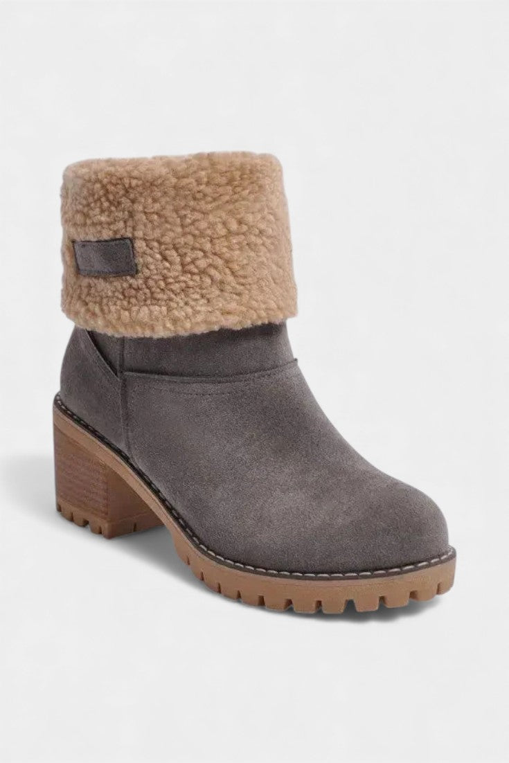 Sienna Faux Fur Block Heel Ankle Boots, photo 2