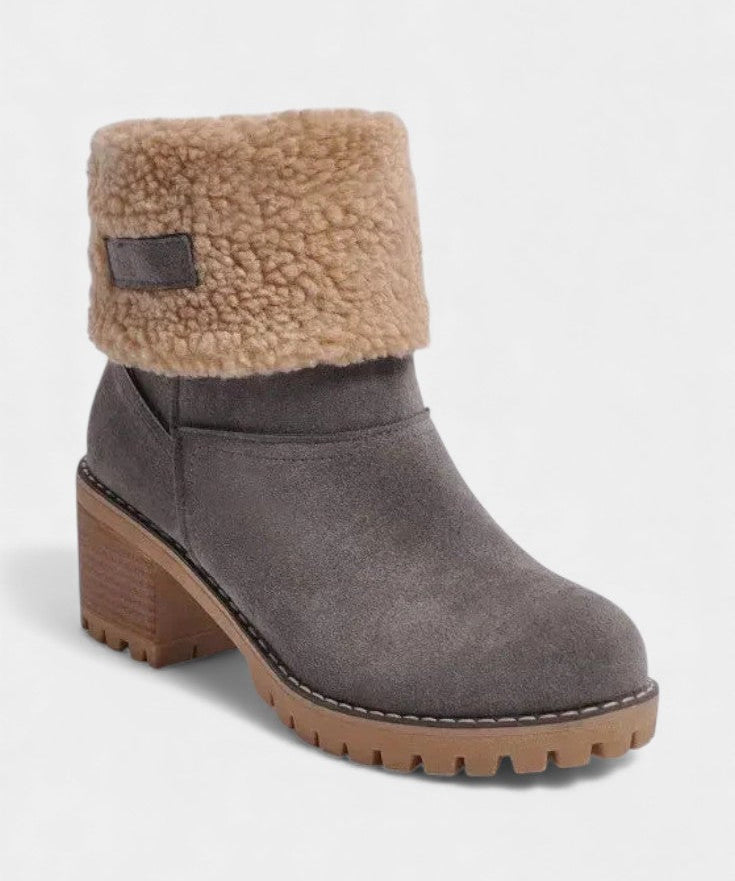 Sienna Faux Fur Block Heel Ankle Boots, photo 2