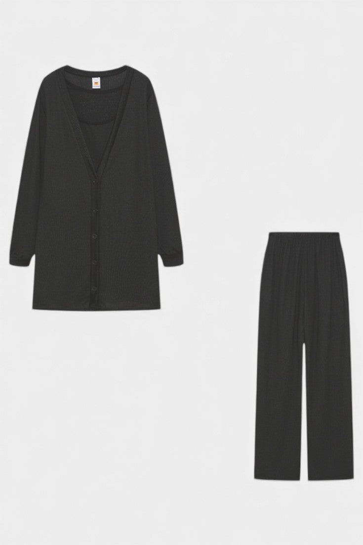 Women's Cozy Knit Three-Piece Ensemble, photo 2