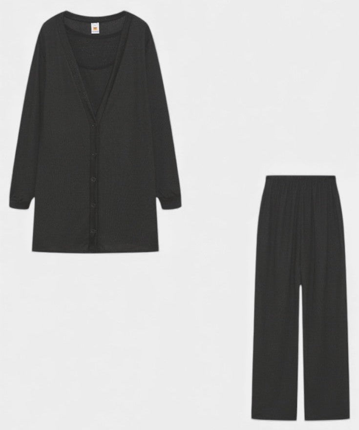 Women's Cozy Knit Three-Piece Ensemble, photo 2