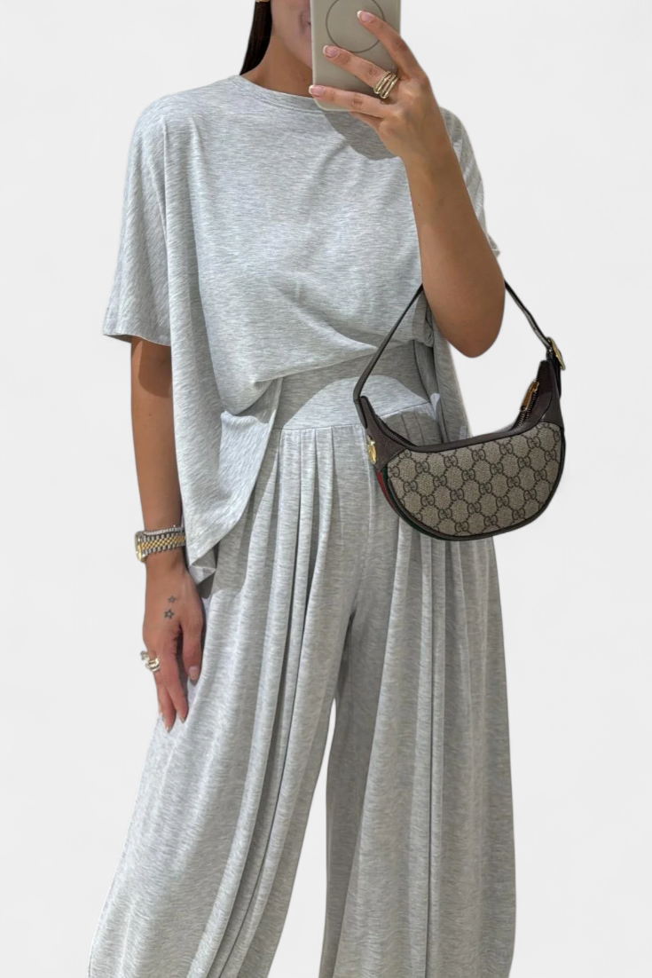 Women's Straight Top & Wide-Leg Pants, photo 2