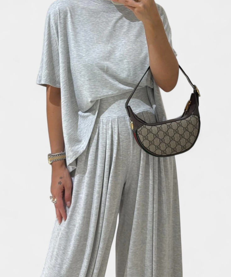 Women's Straight Top & Wide-Leg Pants, photo 2