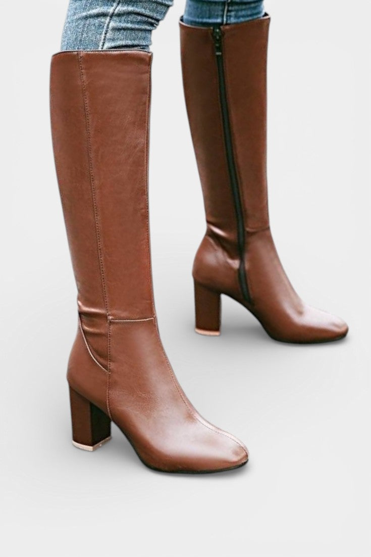 Chic Zip Boots with Comfortable Block Heel, photo 5