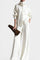 Women's Cardigan and Cozy Pants Set in White
