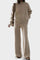 Women's Chic & Relaxed Casual Outfit in Light Khaki