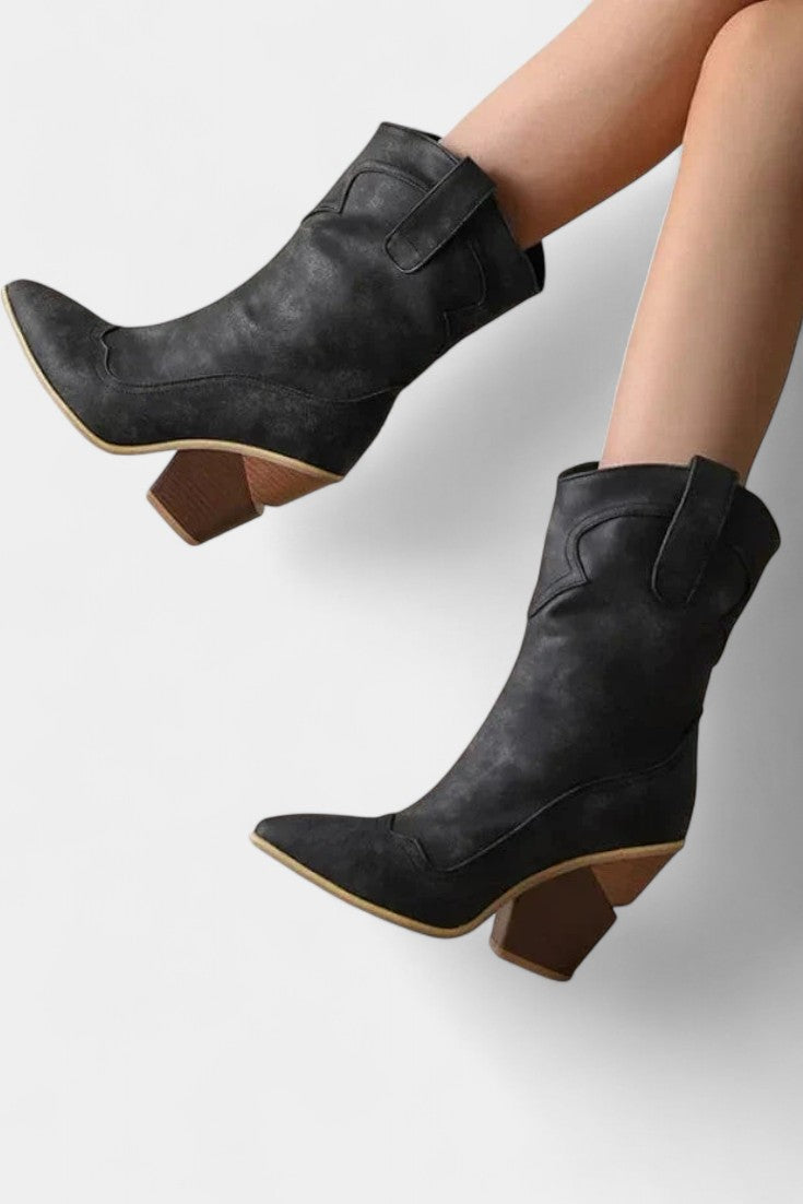 Women's Western Pointed-Toe Ankle Boots, photo 11