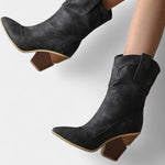 Women's Western Pointed-Toe Ankle Boots, photo 11