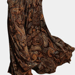 Vintage Stretch Velvet Ensemble with Paisley Maxi Skirt, photo 5