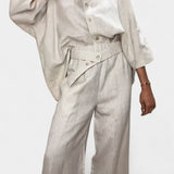 High-Neck Set with Asymmetric Pants, photo 5