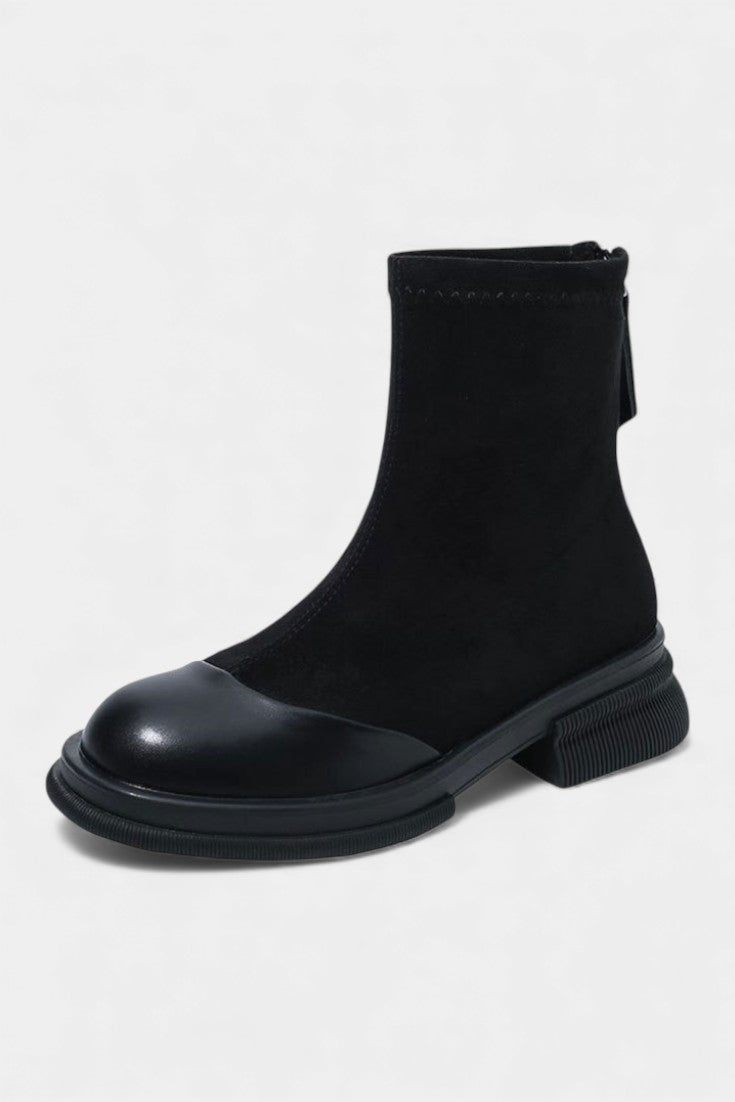 Chunky Sole Ankle Boots with Buckle Accent, photo 3