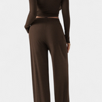Elastic-Fit Viscose Yoga Set with Round Neck, photo 10