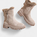 Fur-Trimmed High-Top Platform Snow Boots, photo 3