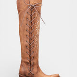 Vintage Western Lace-Up Boots with Embroidery, photo 2