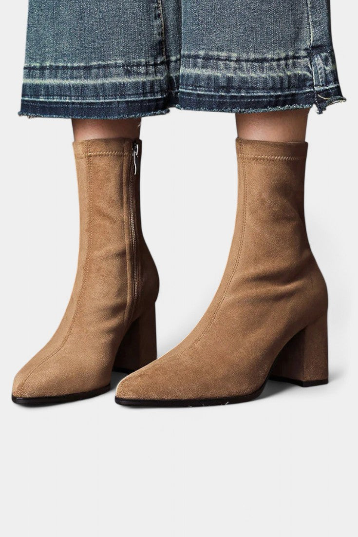 Pointed Toe Ankle Boots with Block Heel, photo 3