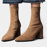Pointed Toe Ankle Boots with Block Heel, photo 3