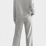 Relaxed Cardigan Jacket & Wide-Leg Pants Set, photo 5