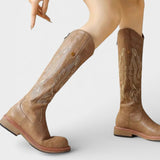 Long Embroidered Boots Featuring Back Zipper, photo 5