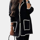 Women's Trimmed Jacket and Casual Pants Set, photo 4