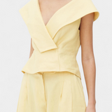 Ensemble Structured Top with Wrap Neck and Palazzo Pants, photo 5