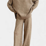 Turtleneck Knit Set with Wide-Leg Pants, photo 2