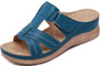Women's Comfort Step Sandals in Blue