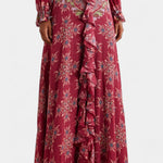 Bohemian Print Ruffled Chiffon Set by Amancia, photo 3
