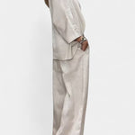 High-Neck Set with Asymmetric Pants, photo 4