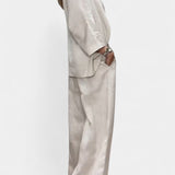 High-Neck Set with Asymmetric Pants, photo 4