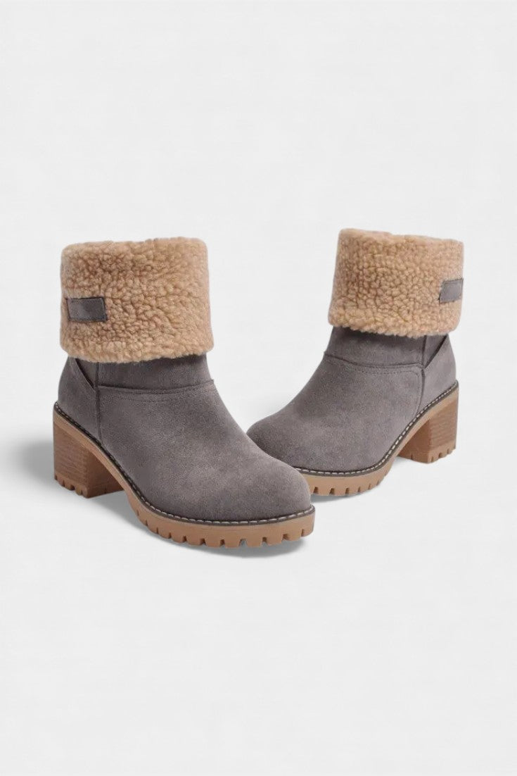 Sienna Faux Fur Block Heel Ankle Boots, photo 5