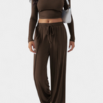 Elastic-Fit Viscose Yoga Set with Round Neck, photo 9