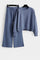 Women's Comfort Knit Two-Piece Lounge Set in Blue