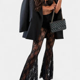 Belted Blazer & Lace Mermaid Pants Set, photo 8