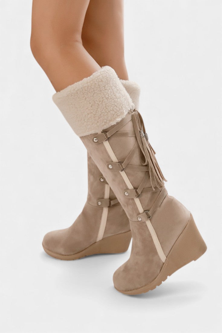 Wedge-Heel Winter Boots with Fur Lining, photo 3