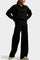 Women's Two-Piece Soft and Elegant Knit Set in Black