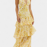 Zaryssah Elegant Dress in Yellow
