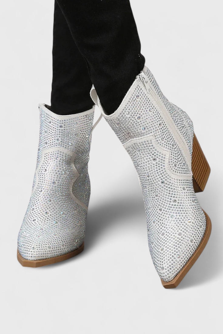 Zippered Patchwork Boots with Durable Sole, photo 6