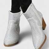 Zippered Patchwork Boots with Durable Sole, photo 6