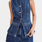 Sleeveless Jacket & High-Waisted Shorts, photo 6