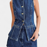 Sleeveless Jacket & High-Waisted Shorts, photo 6