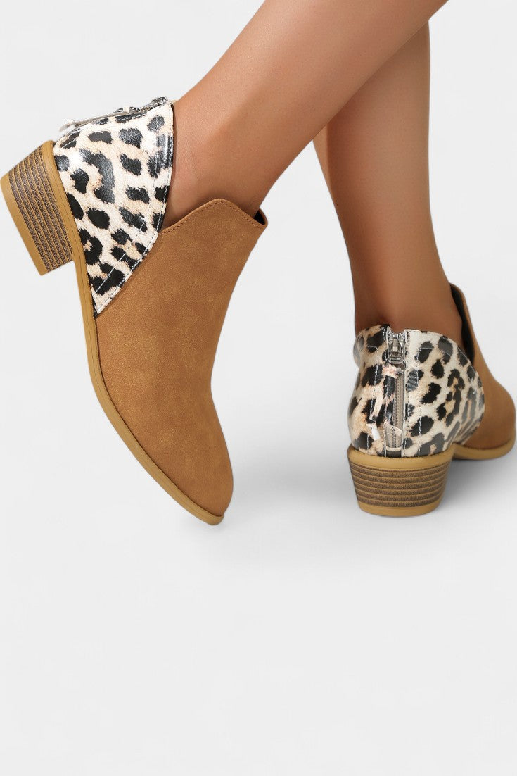 Women's Stylish Leopard Print Comfort Boots, photo 2