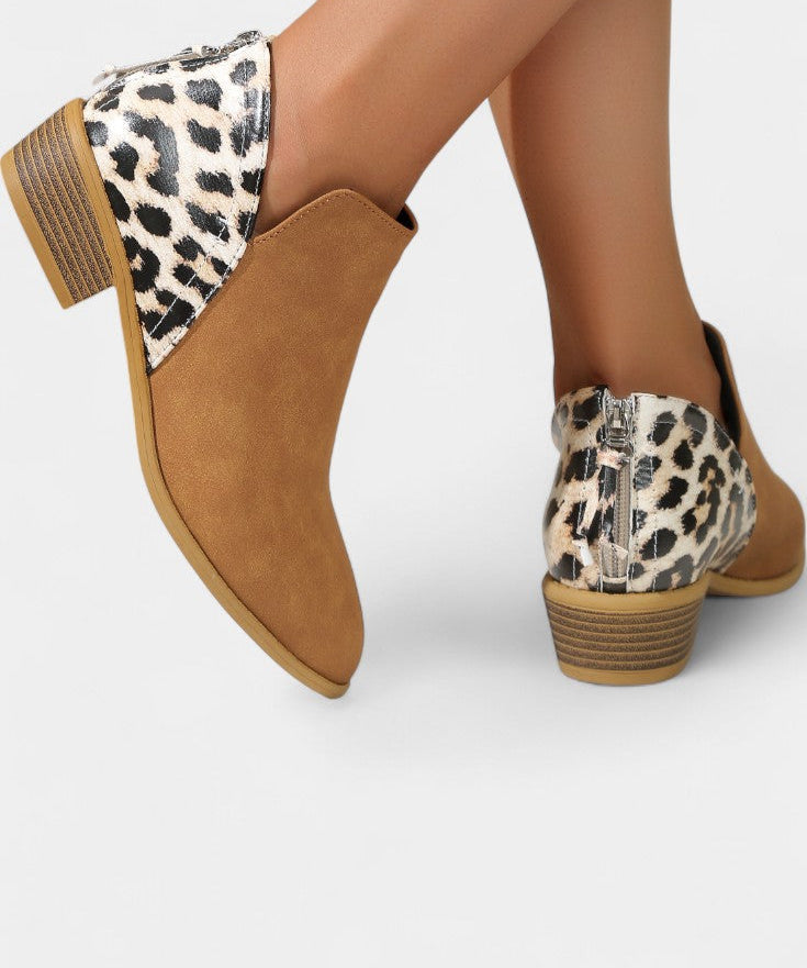 Women's Stylish Leopard Print Comfort Boots, photo 2